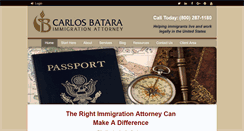 Desktop Screenshot of bataraimmigrationlaw.com